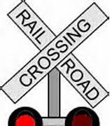 Railroad Crossing at Race Road Closed