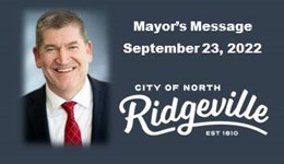 Message from the Mayor, September 23, 2022