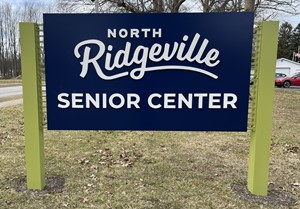 Senior Center Sign